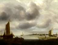 Jan van de Cappelle - A Coast Scene